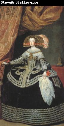 Diego Velazquez Portrait de la reine Marie-Anne (df02)